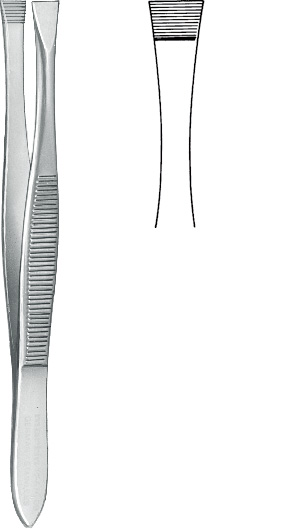 Douglass Cilia Forceps, 3 1/2" (8.9 Cm)